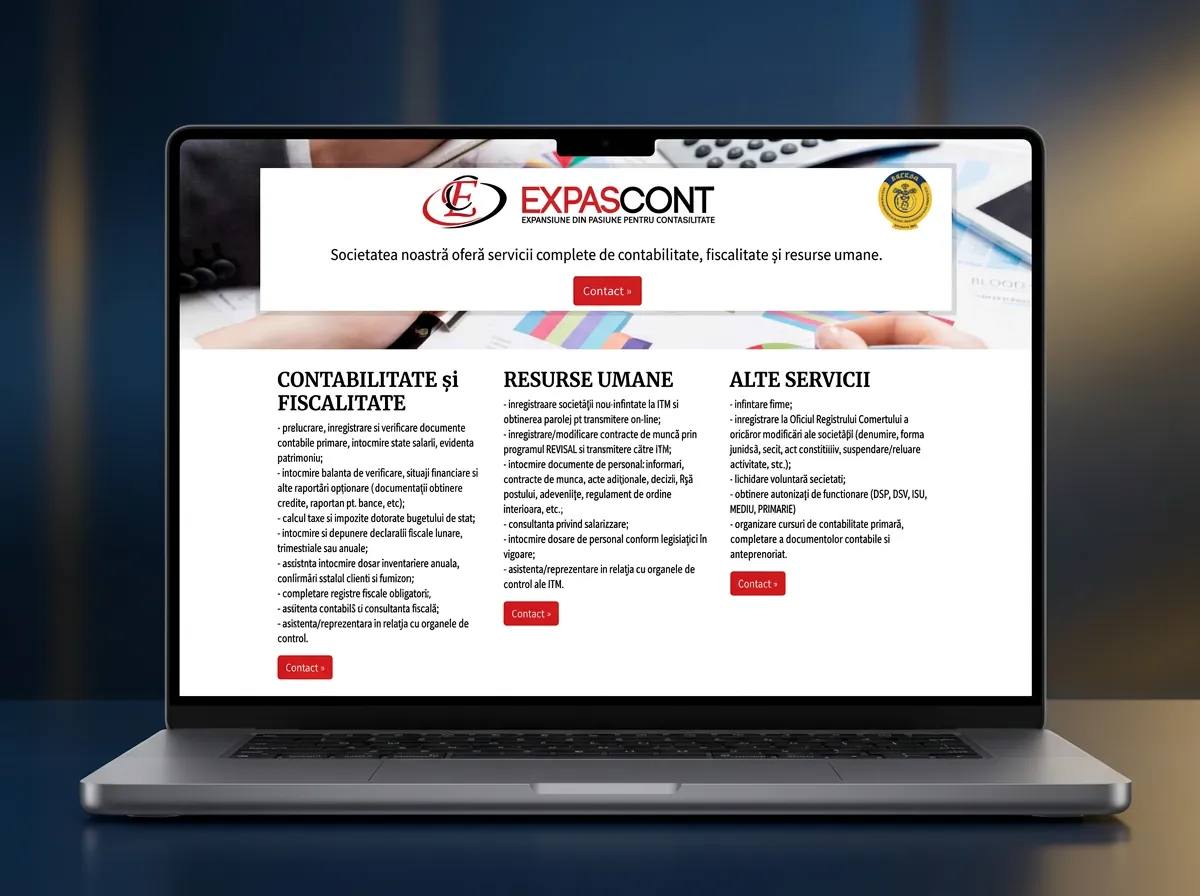 Expascont - Site servicii contabilitate