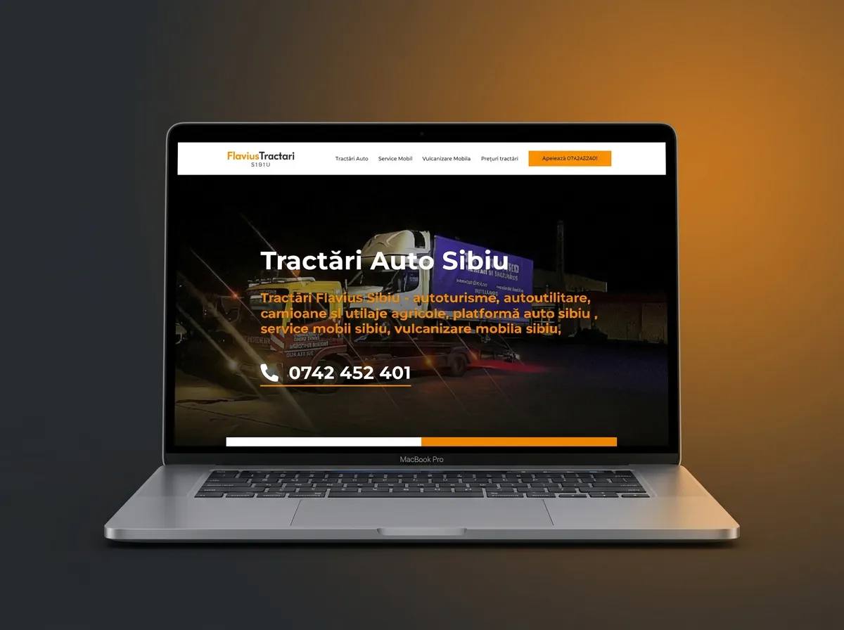 Tractări Flavius Sibiu - Site servicii auto