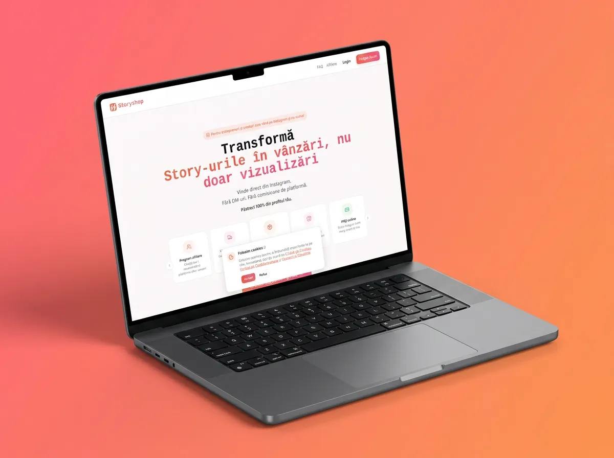 Storyshop - Site SaaS pentru creatori Instagram