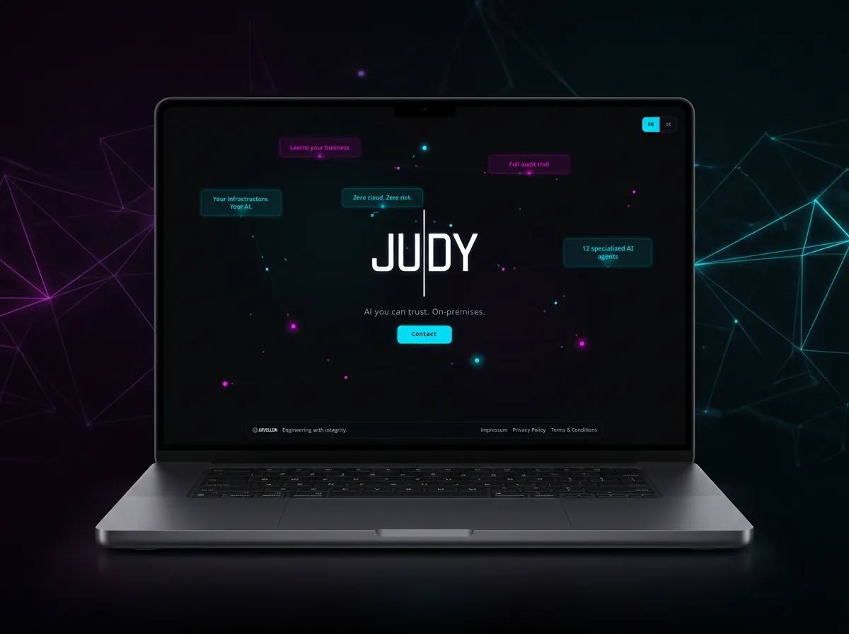 Arvellon AI - Site produs Judy