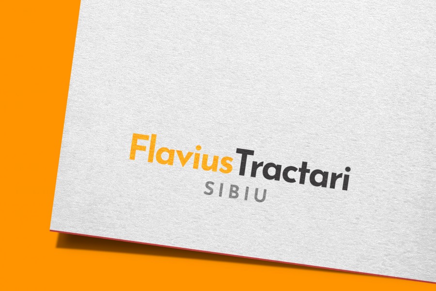 flavius tractari logo design sibiu