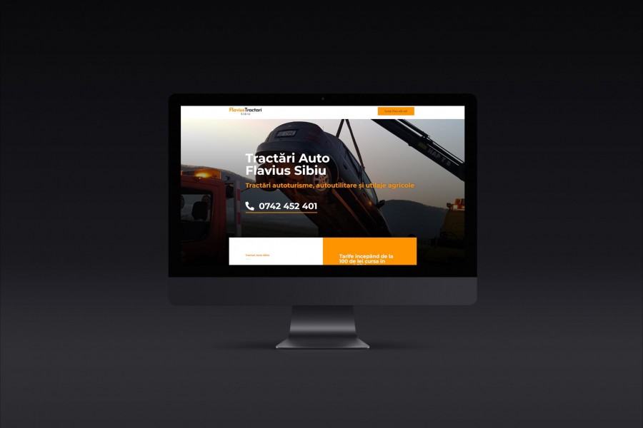 website design sibiu - flavius tractari - site web sibiu